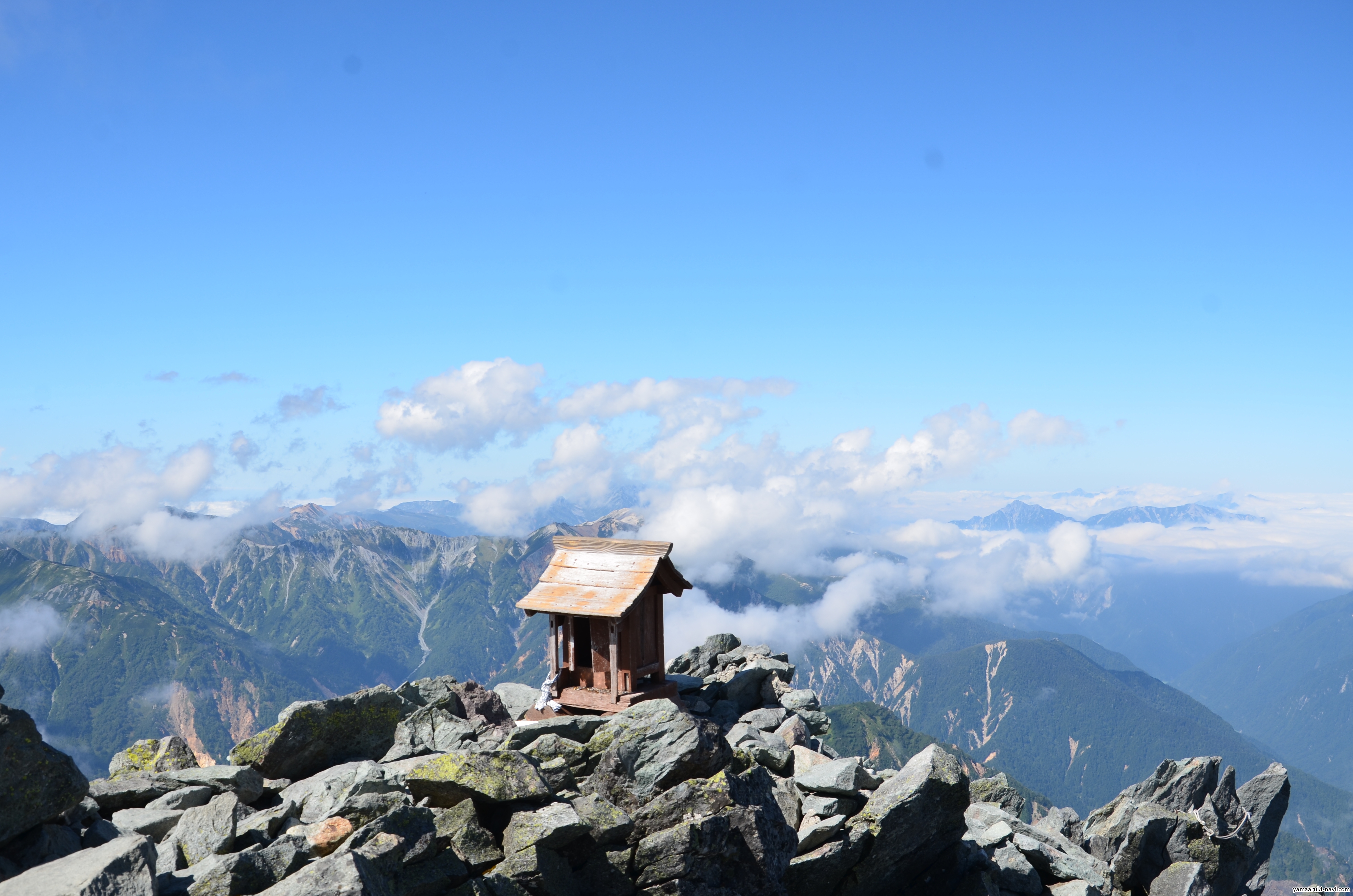 槍ヶ岳山頂