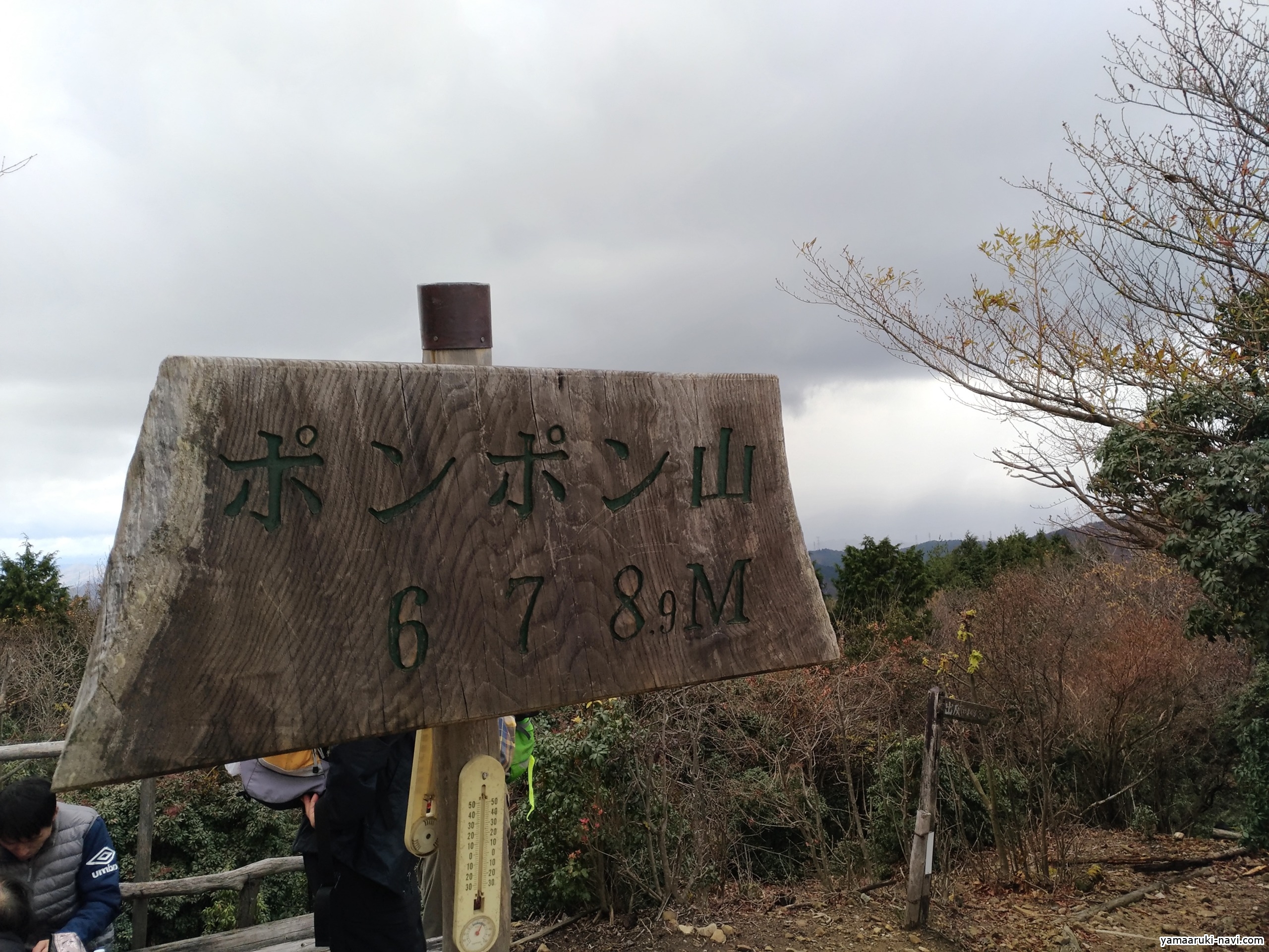 ポンポン山頂上